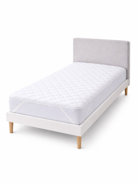 PROTECTOR DE COLCHON IMPERMEABLE 1 PLAZA BLANCO