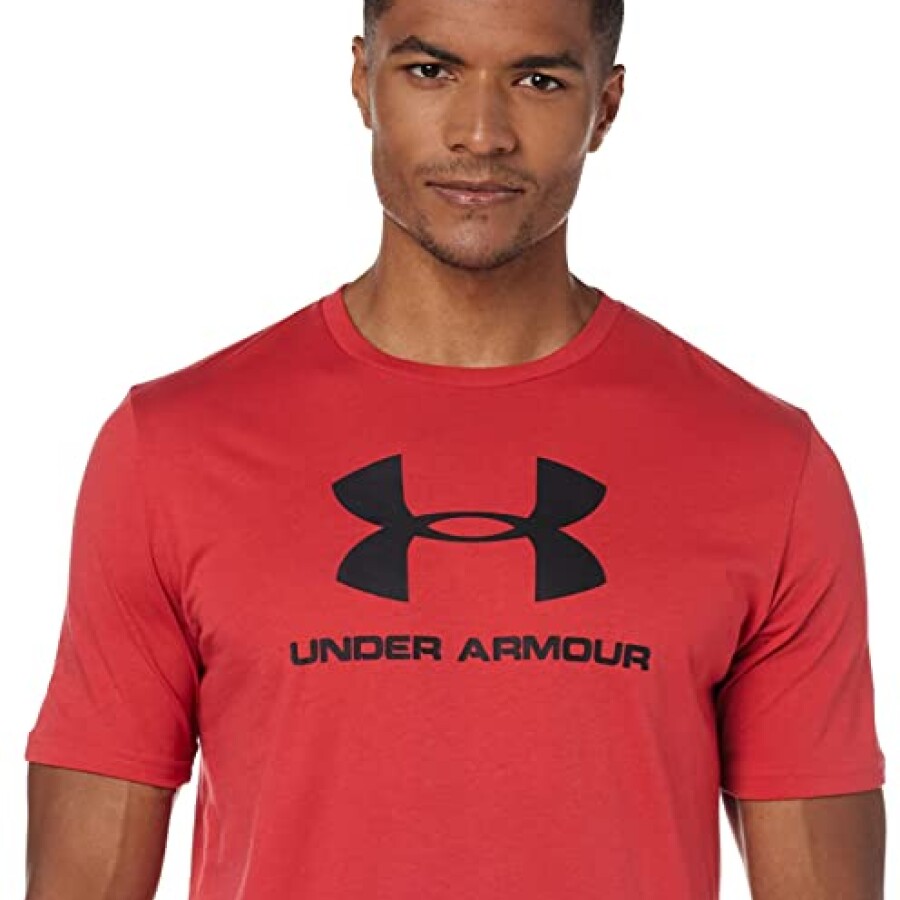 Remera de Hombre Under Armour Sportstyle Logo Rojo