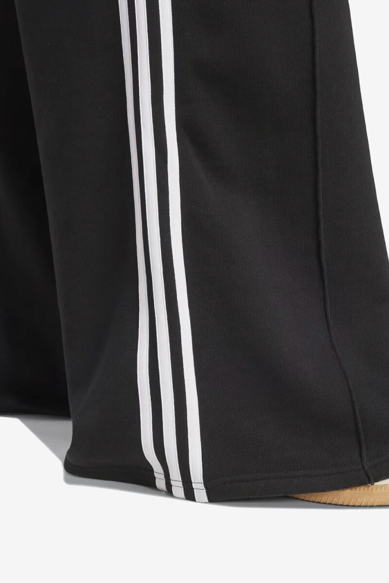 PANTALON ANCHO DE 3 RAYAS Negro