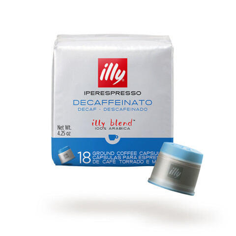 Cápsulas illy Iperespresso DESCAFEINADO: 18 cápsulas Cápsulas illy Iperespresso DESCAFEINADO: 18 cápsulas