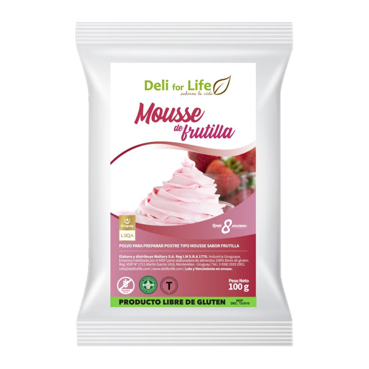 Mousse Frutilla 100g 