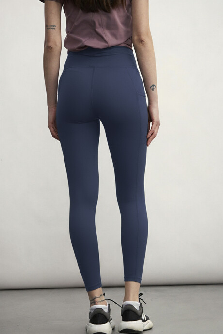 Calza Fitness Mujer Azul marino
