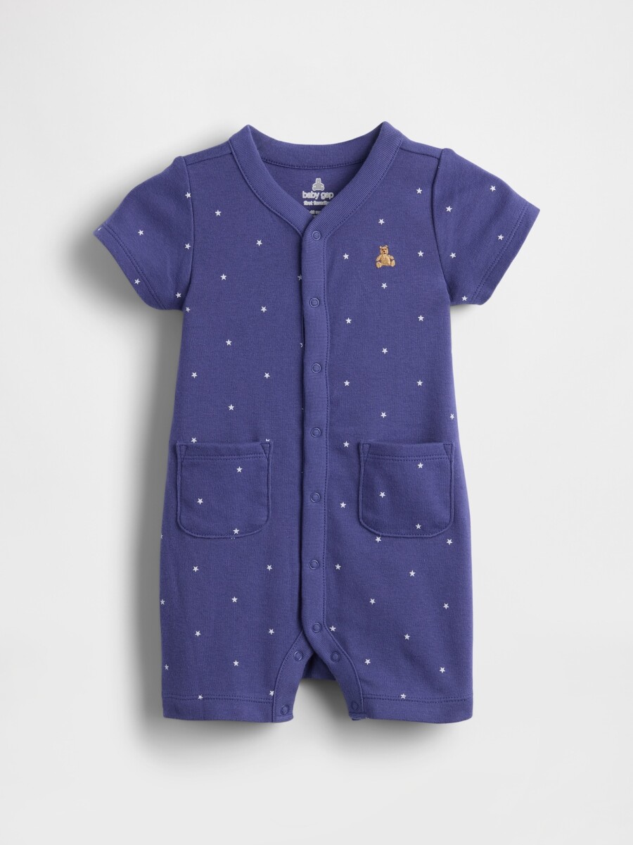 Enterito Short Bebé - Skipper Blue Print 