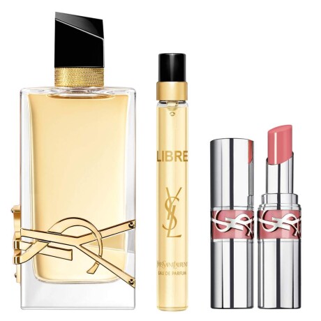 Cofre YSL Libre EDP 90ml+Travel Size 10ml + Labial Loveshine N°44 Cofre YSL Libre EDP 90ml+Travel Size 10ml + Labial Loveshine N°44
