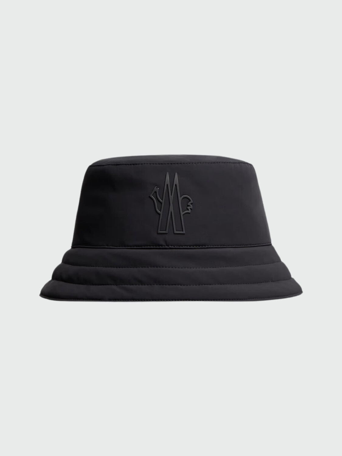 Moncler - Gorro de pescador con logo Negro