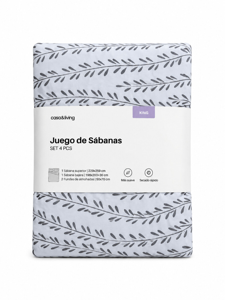 SABANA ESTAMPADA KING - ESTAMPADO 1 