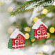 Casita Colgante Navideña con Árbol Casita Colgante Navideña con Árbol