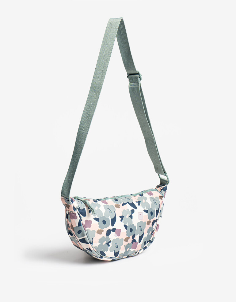 Bandoleras Nylon Bandolera Material Reciclado - Estampado Flores