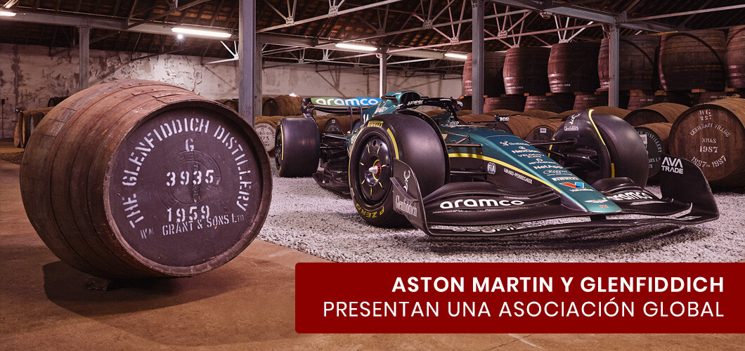 Aston Martin Aramco y Glenfiddich presentan una asociación global