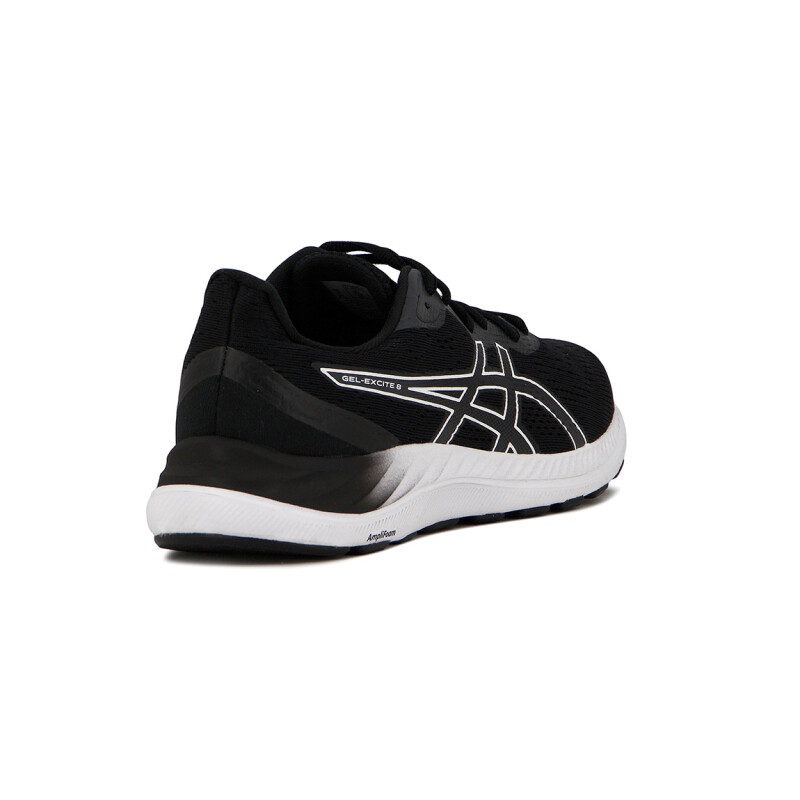 Asics Gel-Excite 8- Hombre Negro-Blanco