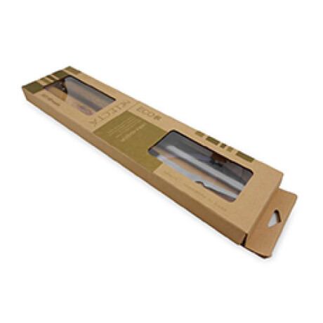Set X2 Pcs Para Asado Acero Inoxidable Mango Madera