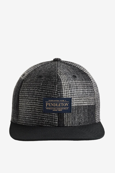 PATCHWORK FLAT BRIM Negro