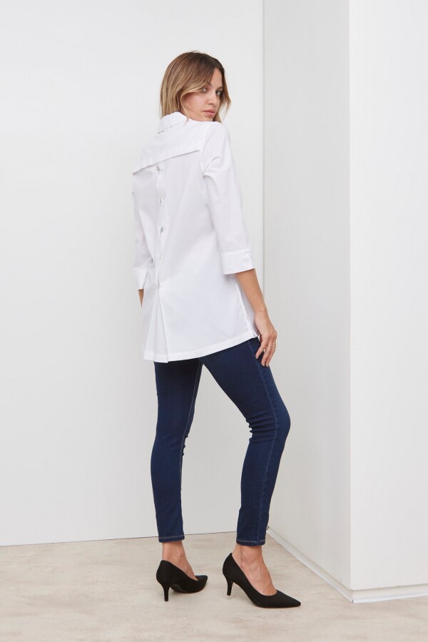 Camisola Botones BLANCO