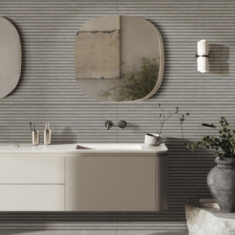 CERÁMICA FILETO BRERA 60X120 MATE GRIS DECORADOS GAMAS DE GRIS
