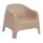 Silla Plastico Skarpo Jardin Liso Taupe