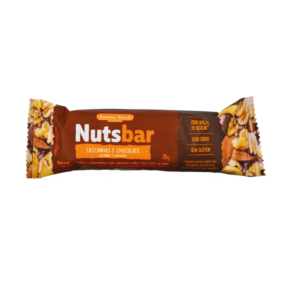 Barrita de castañas y chocolate Nuts Bar - Nuts Bar 25g Chocolate 