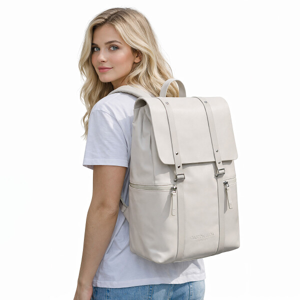 Mochila Gaston Luga Splash 2.0 Laptop Notebook Hasta 16" Color Beige