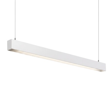 LUMINARIA LINEAL DE SUSPENDER O ADOSAR ALUMINIO 36W LED INTEGRADO - BLANCO Luminaria Lineal LED 36W Blanco Luz Neutra 120cm
