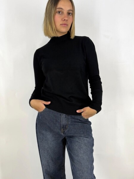 POLERA SLOWLY 8818 NEGRO