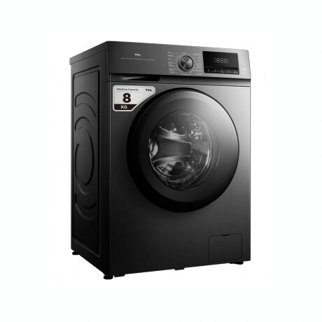 LAVARROPAS TCL 8KG CARGA FRONTAL Lavarropas Inverter TCL P108FL Carga Frontal Capacidad 8Kg - Gray