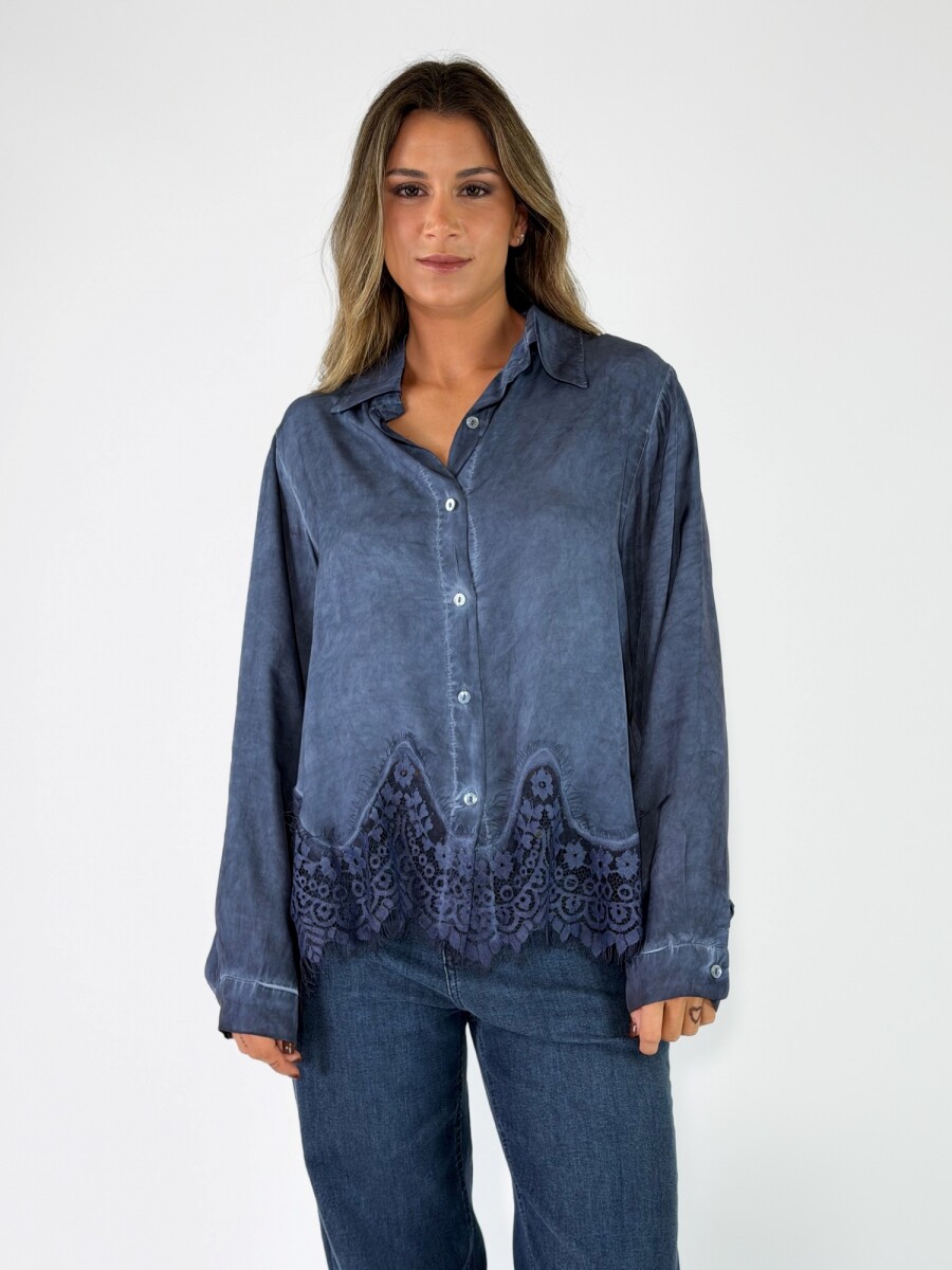 CAMISA MARIOLU - AZUL 