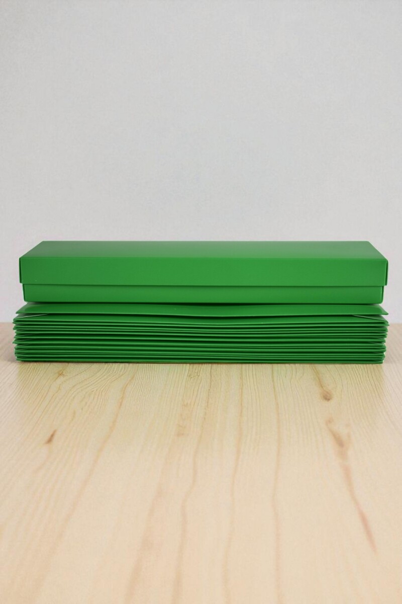 Pack x 20 unid - caja 12 eco 7x32x4 cm. - VERDE 