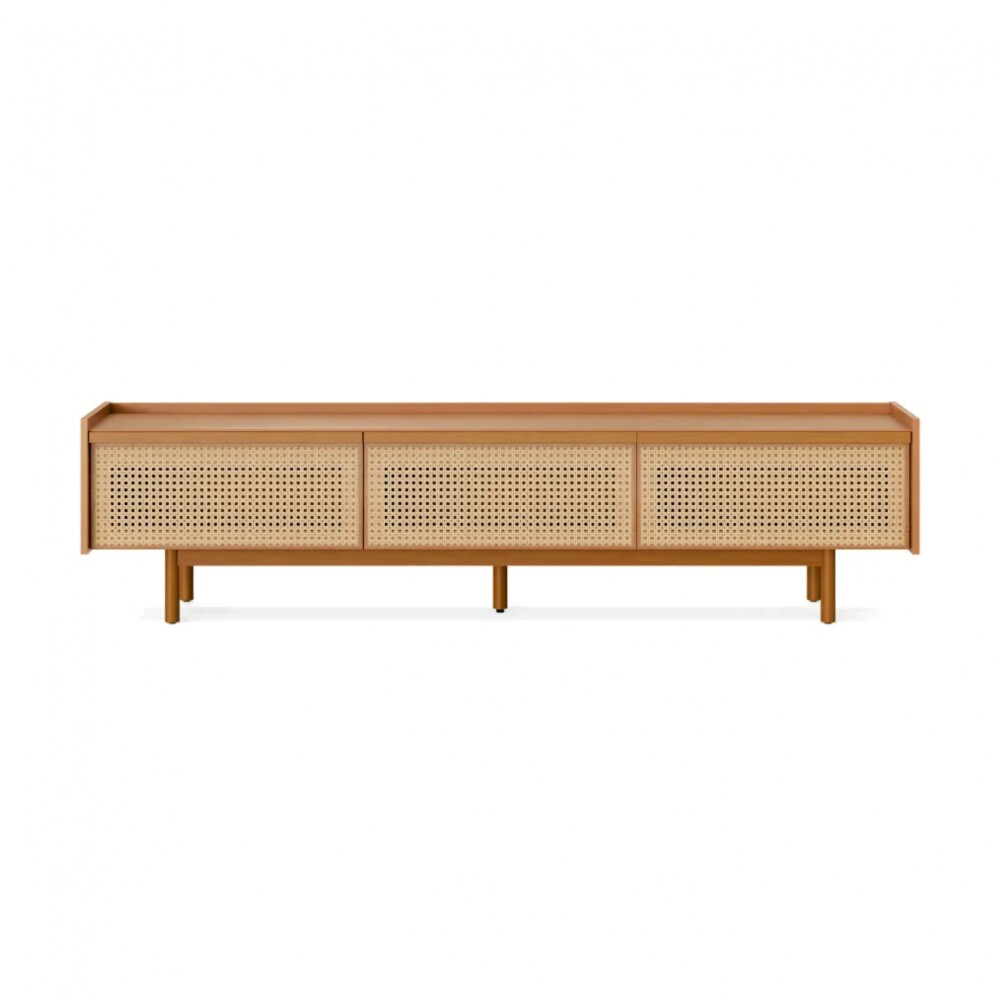 Rack de TV Dune Rattan 2.2 - Linea Manhattan Marrón