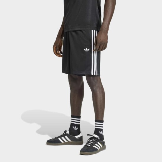 Short Adidas 3 rayas Negro