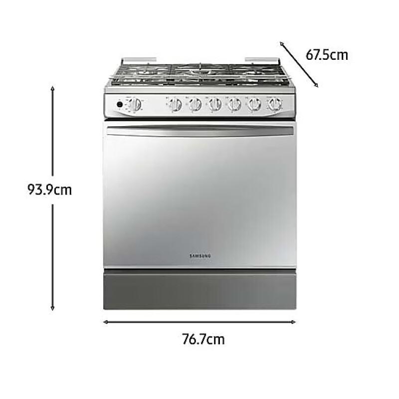 Cocina Samsung a Gas 5 Hornallas/ Plancha de Hierro Cocina Samsung a Gas 5 Hornallas/ Plancha de Hierro