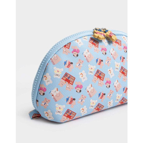 Porta Cosméticos Azul Celeste