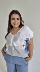 Blusa Celestina Blanco