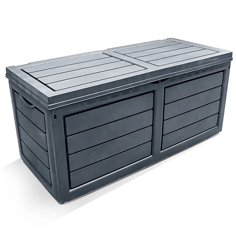 Baúl multifunción para exterior 320 lts NEGRO