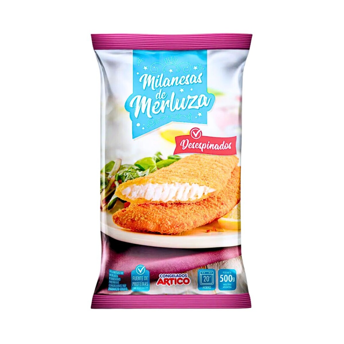 Milanesa de Merluza Ártico - 500 g 
