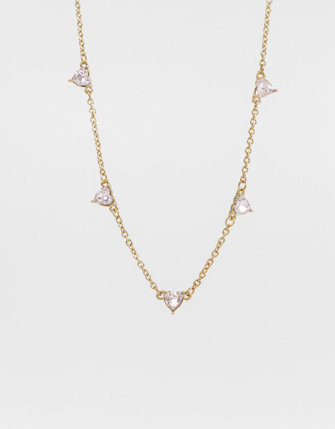 Collares Cortos Con strass Collar Corto Con Strass - Dorado