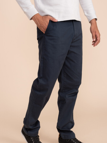 Pantalón chino Azul