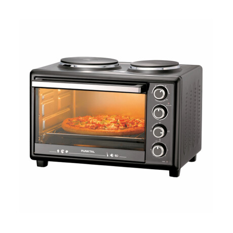 Horno Eléctrico 38 Lts. Con 2 Hornallas Punktal Pk-38l Unica