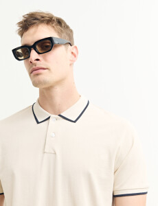 520976 REMERA HARRINGTON LABEL Natural