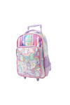 Mochila con carrito + cartuchera Trendy Lila