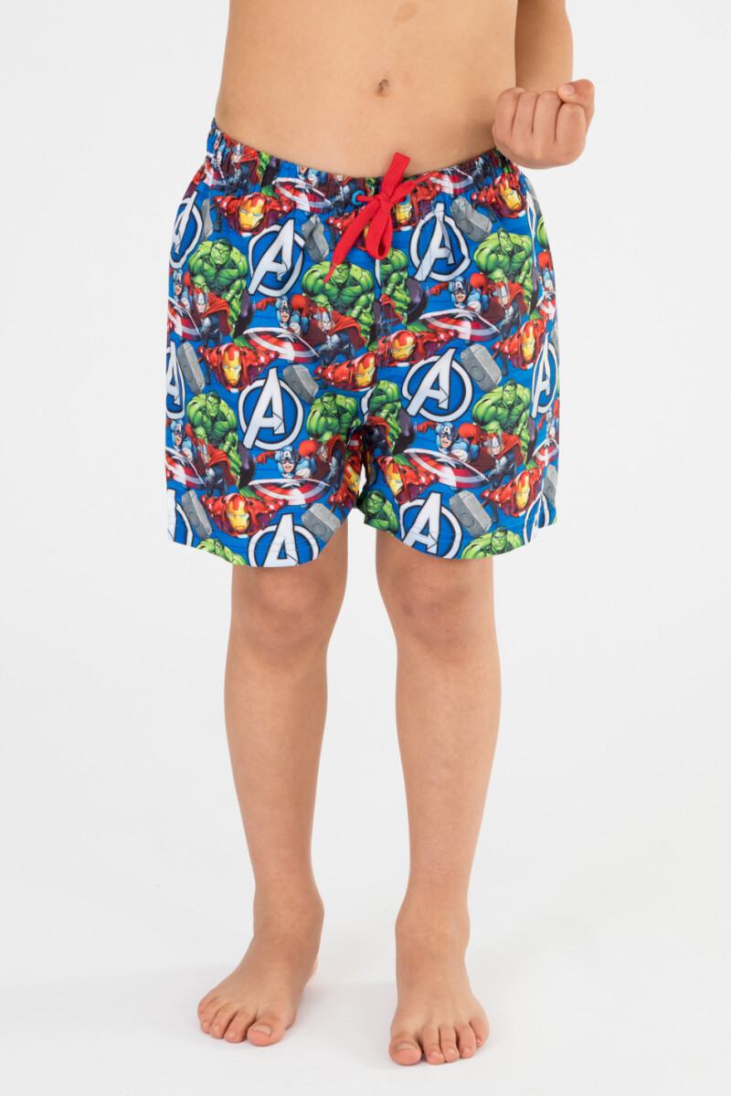 Boy short full avengers 6-36m / 4-8a - Avengers b 