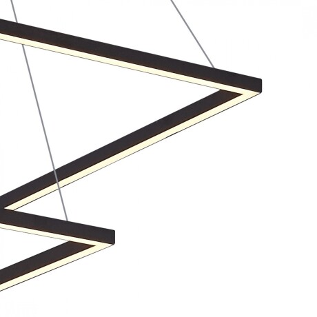 Colgante led dos Marcos 60 + 40cm 70W Dimerizable NEGRO Colgante led dos Marcos 60 + 40cm 70W Dimerizable NEGRO