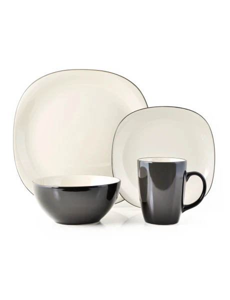 SET16 PIEZAS STONEWARE 325ML BALI LATTE. D26.5/19.5/15CM SET16 PIEZAS STONEWARE 325ML BALI LATTE. D26.5/19.5/15CM