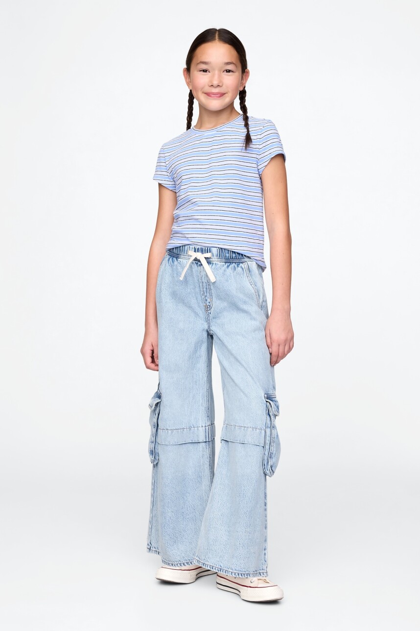 Jean Baggy Niña Light Wash