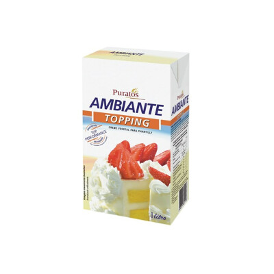 AMBIANTE VEGANO TOPPING CREMA VEGETAL 1L Ambiante Topping Crema Vegetal