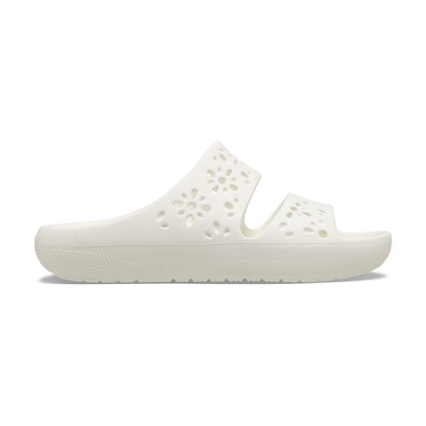 Floral Cut Out Sandal - Unisex Chalk