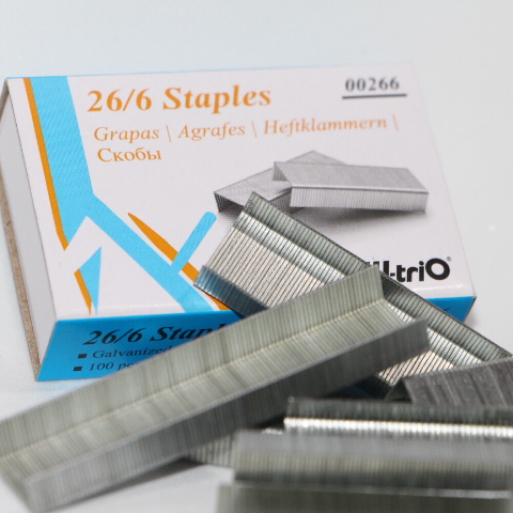 BROCHE KW-TRIO 26/6 X 1000 UNIDADES BROCHE KW-TRIO 26/6 X 1000 UNIDADES