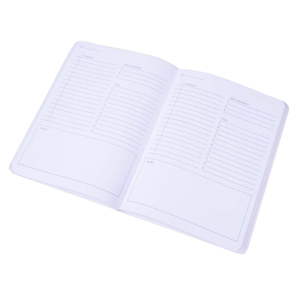 PLANNER PAPEL-Y-ALGODON AZUL FLORES A5