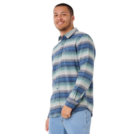 Camisa Rip Curl Mod Cali Flannel Verde