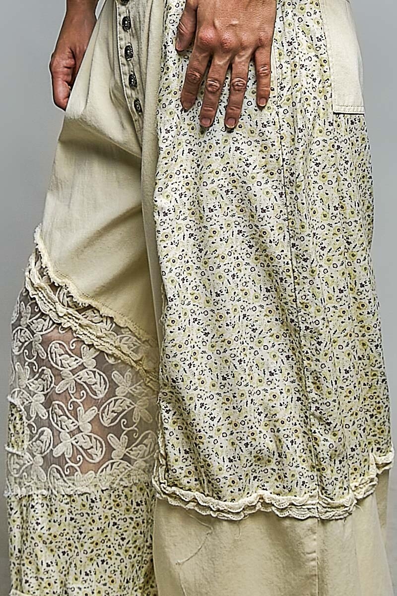 PANTALON PARCHES Natural