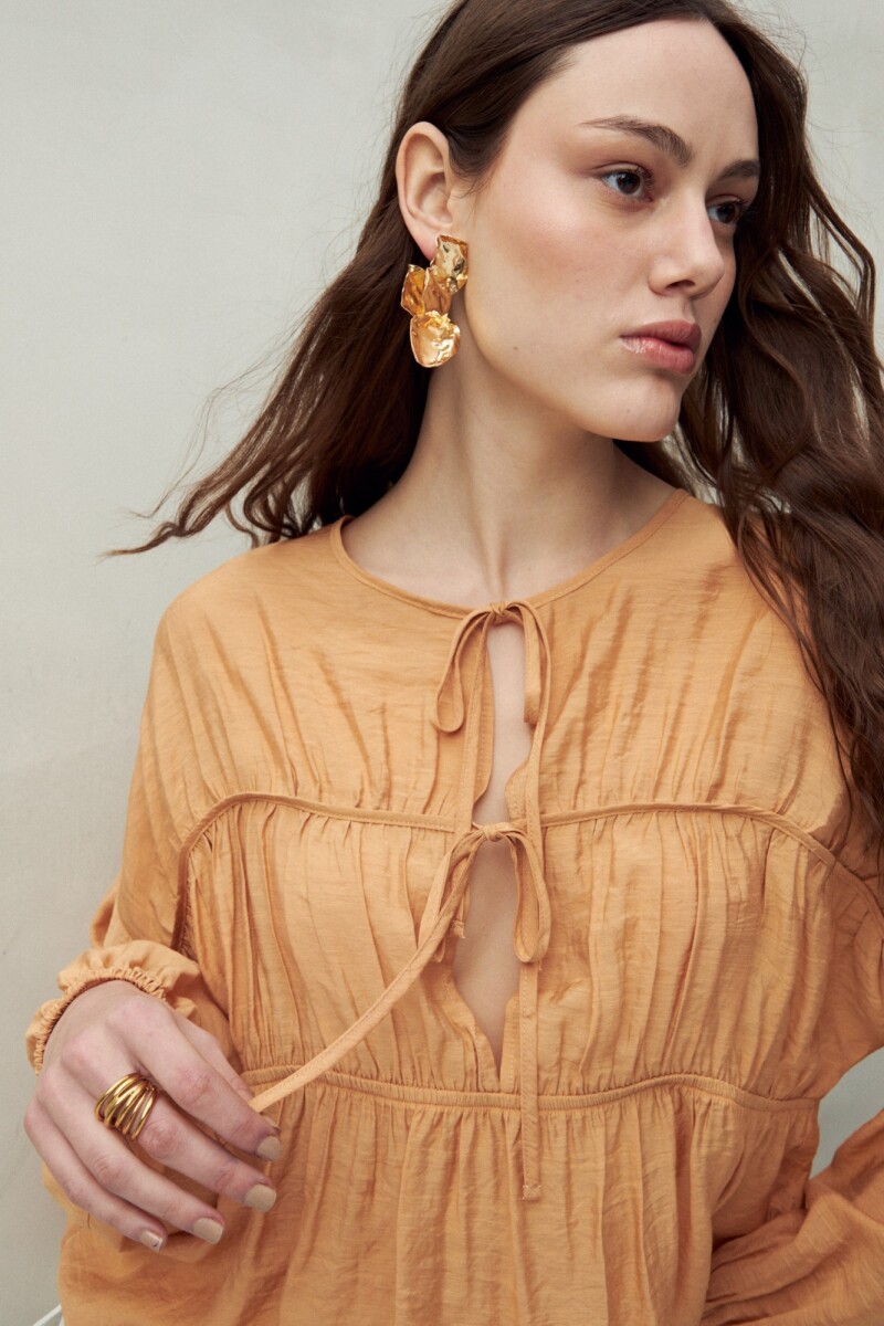 BLUSA BENNI Caramelo