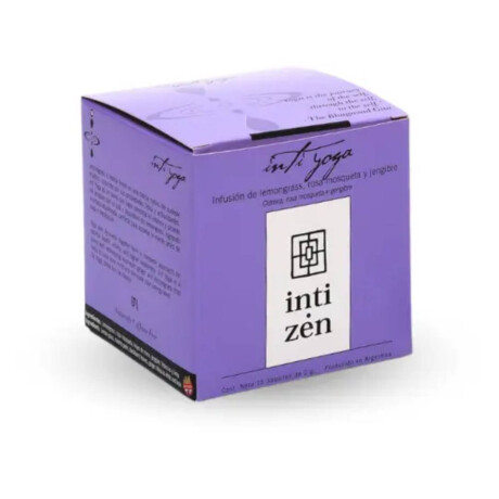 Té Inti Zen 15 saquitos Jengibre y rosa Mosqueta